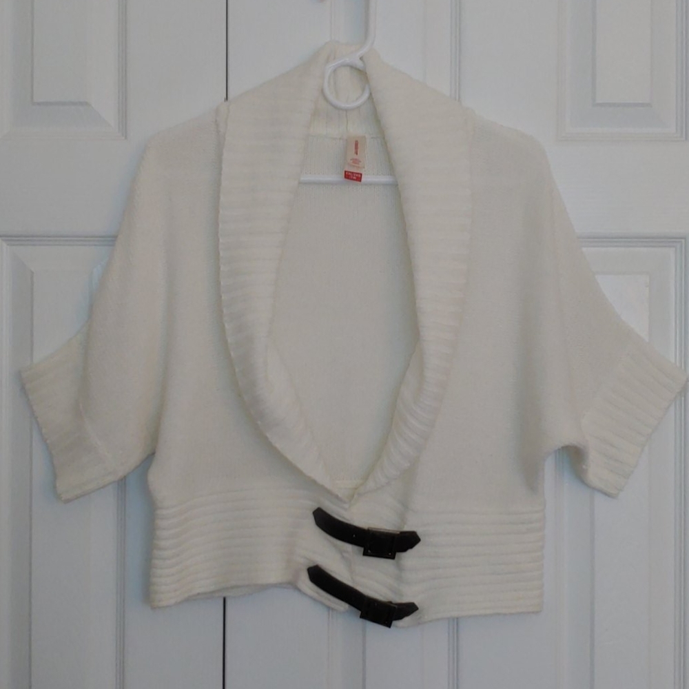 No Boundaries belted cardigan